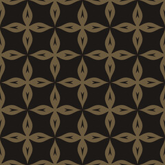 Background image with simple decorative elements on black background or vintage style for your design projects, seamless patterns, wallpaper textures with flat design. Vector illustration