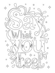 motivational Quotes coloring page .love Quotes coloring page.