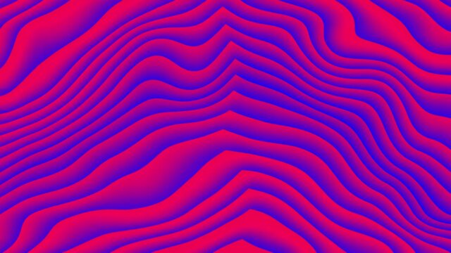 Red and blue smooth background animation