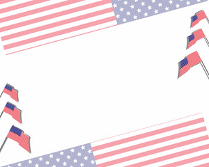 Obraz premium national freedom, independence day copy space