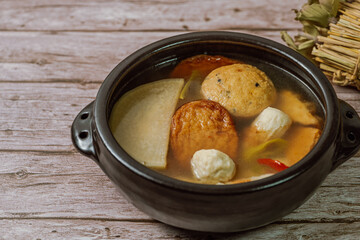 Eomuk tang, Korean style fish cake soup