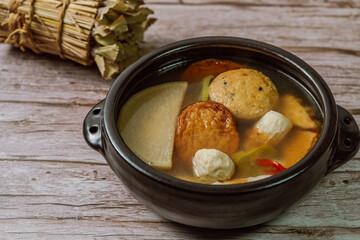 Eomuk tang, Korean style fish cake soup
