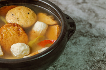 Eomuk tang, Korean style fish cake soup