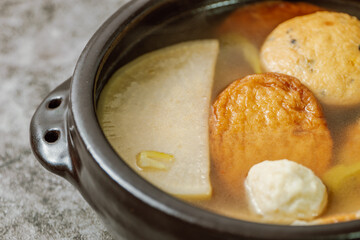 Eomuk tang, Korean style fish cake soup