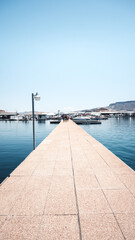 Footbridge at lake mead in Arizona, USA