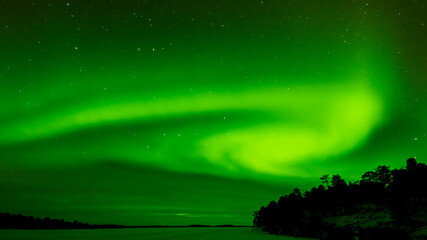 Aurora Borealis in Finnish Lapland