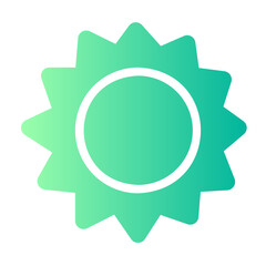 sun gradient icon