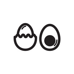 egg icon design vector templates white on background