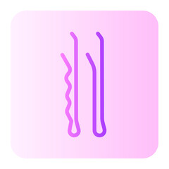 hair pin gradient icon