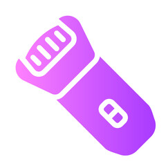 Shaving razor gradient icon