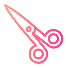 scissors gradient icon