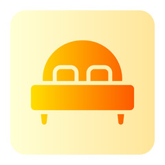 bed gradient icon