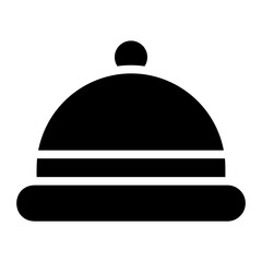 restaurant glyph icon