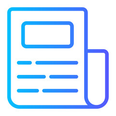 news gradient icon