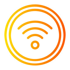 wifi gradient icon