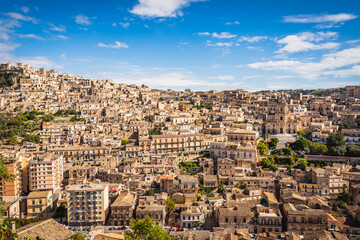 Wonderful View of Modica City Centre, Ragusa, Sicily, Italy, Europe, World Heritage Site