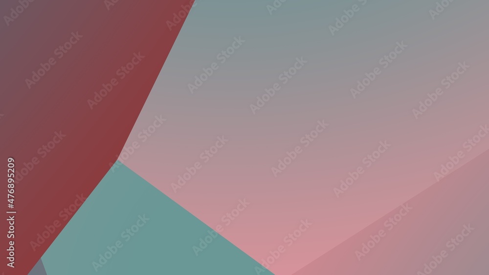 Aufkleber abstract illustration from primitive shapes. minimalism. polygon pattern.