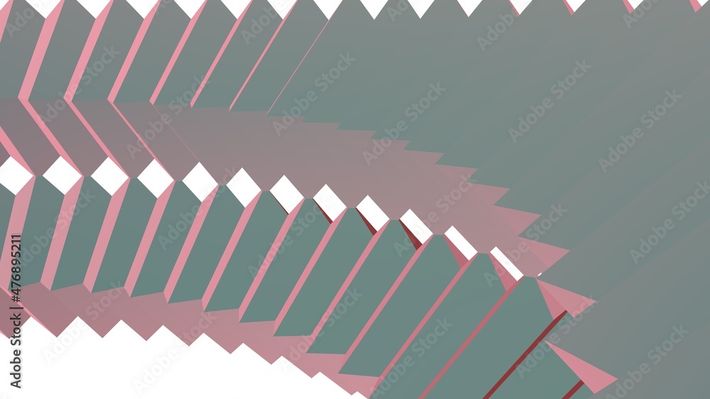 Aufkleber abstract illustration from primitive shapes. minimalism. polygon pattern.