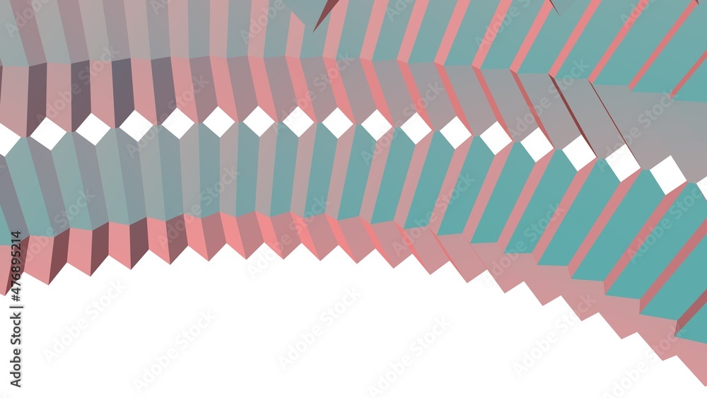 Poster abstract illustration from primitive shapes. minimalism. polygon pattern.
