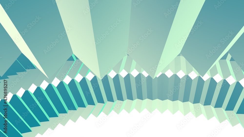 Poster abstract illustration from primitive shapes. minimalism. polygon pattern.