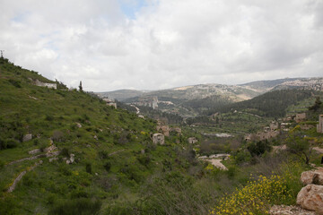 Fototapeta na wymiar Amazing Landscapes of Israel, Views of the Holy Land 