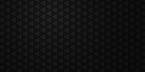 Dark black Geometric grid Carbon fiber background Modern dark abstract texture