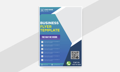 business flyer, brochure, report Layout design template, and cover design a4 template