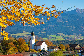 Ofterschwang - Allgäu - Kirche - Herbst - Oktober