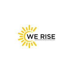 Sun Rise Modern Vector Logo