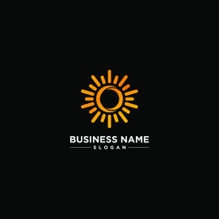Sun Rise Modern Vector Logo