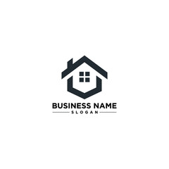 Modern House Logo Design Vector 
