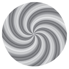 Abstract paint spiral design elrment with Stripes