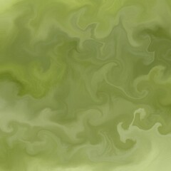Abstract delicate green olive background, made in the style of fluid art, banner background