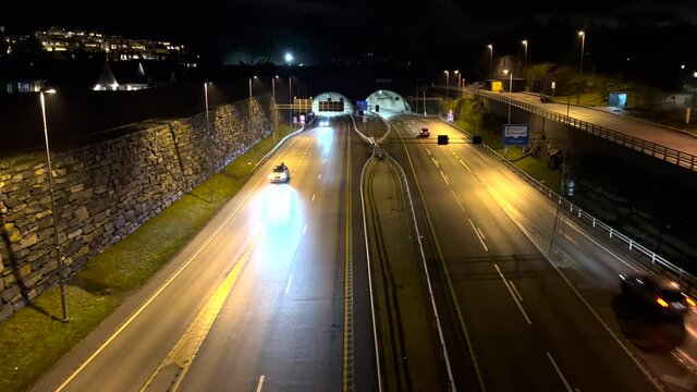 video of E39 road in Stavanger.