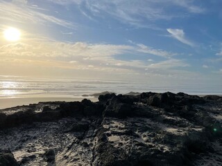 Fototapeta premium sunset over the sea