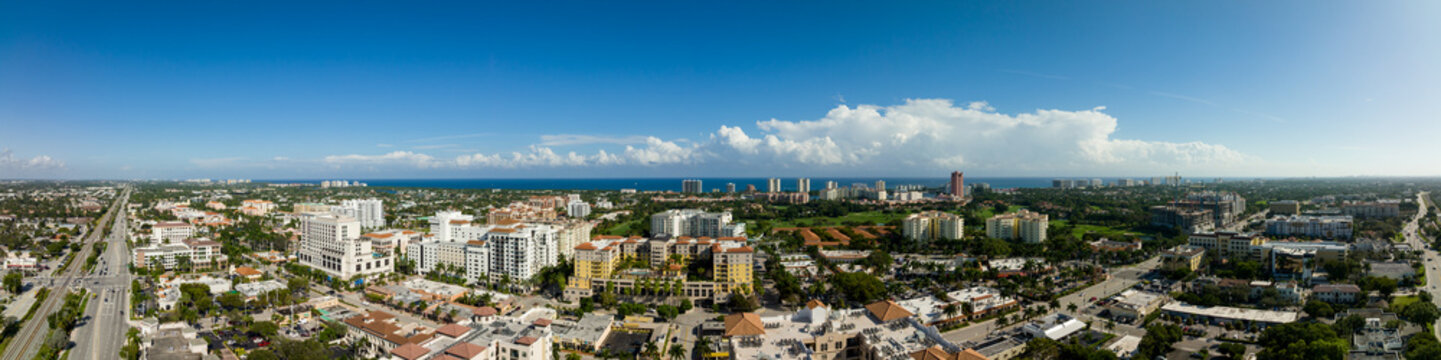 Panorama of Boca Raton Florida USA