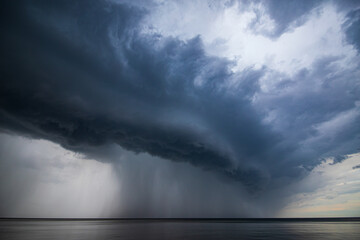 Storm Clouds over a Bay