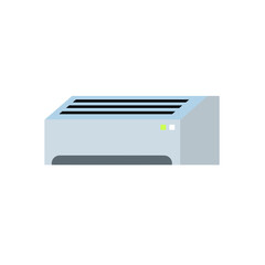 Air conditioning for cooling air. Modern device for air purification and ventilation.