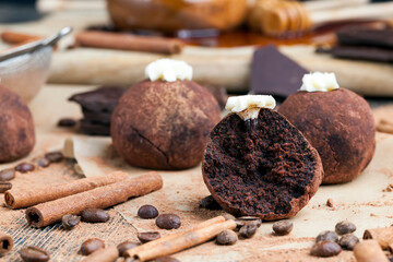 traditional dessert sweetness chocolate potato