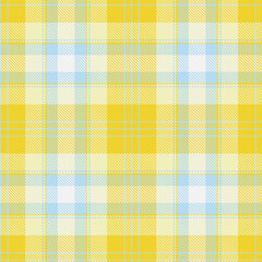 Scottish tartan pattern in green, white and red cage. Seamless fabric texture. Traditional Scottish checkered background. Vector illustration.