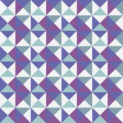 Foto op Plexiglas Very peri Vector naadloos patroon met kleur van het jaar 2022 - Very Peri. Geometrische patronen collectie.