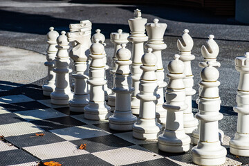 Outdoor chess game