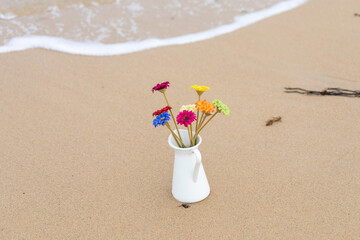 LAS FLORES Y EL MAR