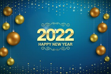 happy new year background abstract design vector illustration