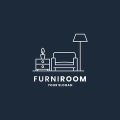 furniture interior room logo design inspiration