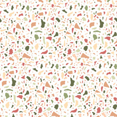 Stunning Modern Terrazzo Vector Seamless Pattern Design