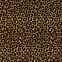 Stunning Leopard Animal Motif Vector Seamless Pattern Design