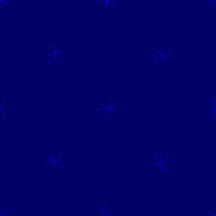 Fototapeta na wymiar Hand Drawn Snowflakes Christmas Seamless Pattern. Subtle Flying Snow Flakes on chalk snowflakes Background. Admirable chalk handdrawn snow overlay. Noteworthy holiday season decoration.