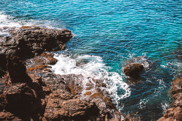 Tropical lush landscapes in Maui Hawaii