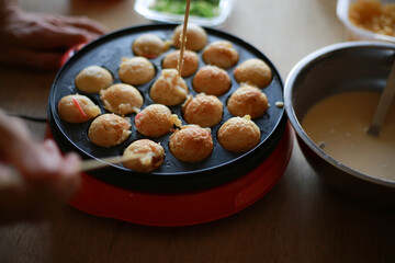 自宅で作るたこ焼き